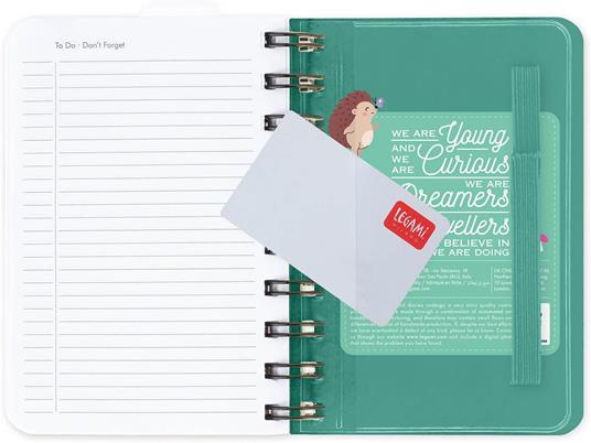 Agenda Legami 12 mesi, 2026, giornaliera, Small Daily Spiral Bound - Hedgehog - 5