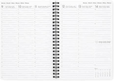 Agenda Legami 12 mesi, 2026, settimanale, Large Weekly Spiral Bound - Travel Stickers - 3