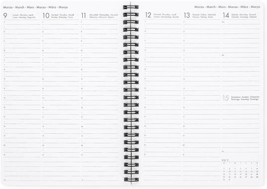 Agenda Legami 12 mesi, 2026, settimanale, Large Weekly Spiral Bound - Travel Stickers - 3