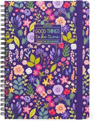 Agenda Legami 12 mesi, 2026, settimanale, Large Weekly Spiral Bound - Flowers
