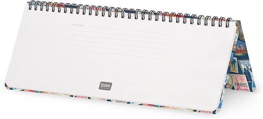 Agenda Legami 12 mesi, 2026, giornaliera, Desk Planner - Travel Stickers - 4