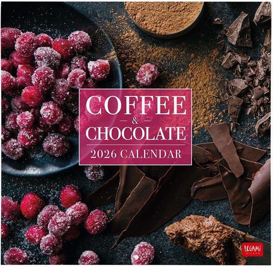Calendario 2026 da Parete  - Coffee&Chocolate - 30 x 29 cm