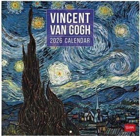 Calendario 2026 da Parete  - Vincent Van Gogh - 30 x 29 cm