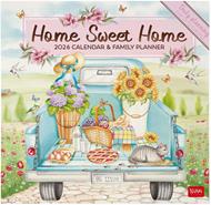 Calendario 2026 da Parete  - Home Sweet Home - 30 x 29 cm