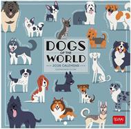 Calendario 2026 da Parete  - Dogs Of The World - 18 x 18 cm