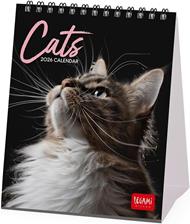 Calendario 2026 da Tavolo  - Cats - 12 x 14,5 cm