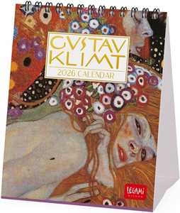 Cartoleria Calendario 2026 da Tavolo  - Gustav Klimt - 12 x 14,5 cm Legami