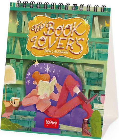 Calendario 2026 da Tavolo  - Book Lover'S - 12 x 14,5 cm