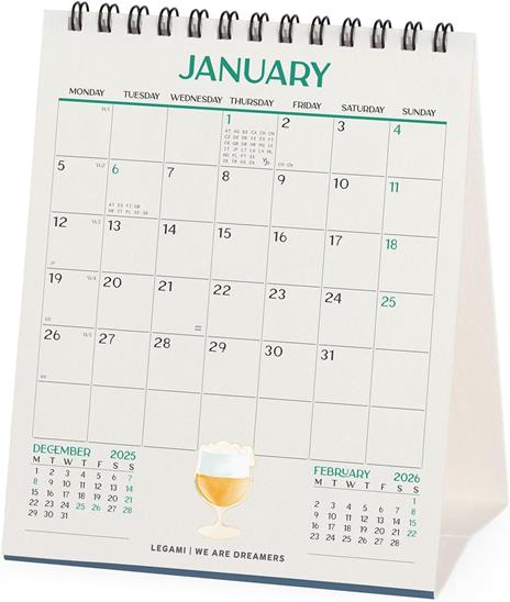 Calendario 2026 da Tavolo  - Beer - 12 x 14,5 cm - 3