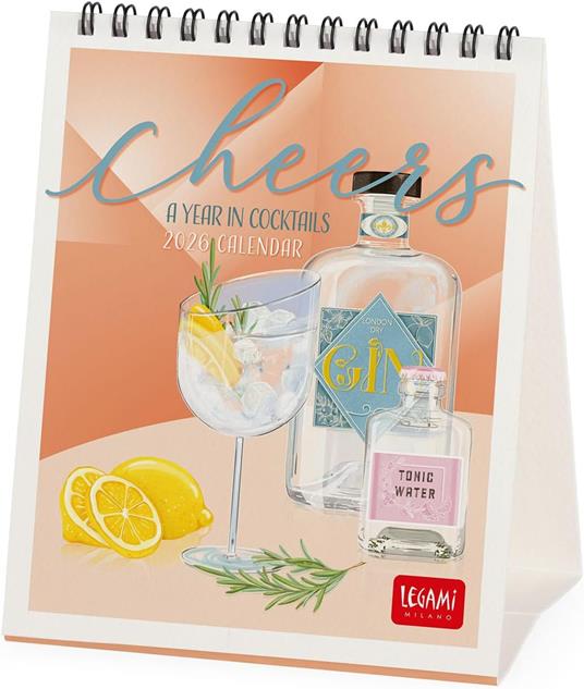 Calendario 2026 da Tavolo  - Cheers - 12 x 14,5 cm
