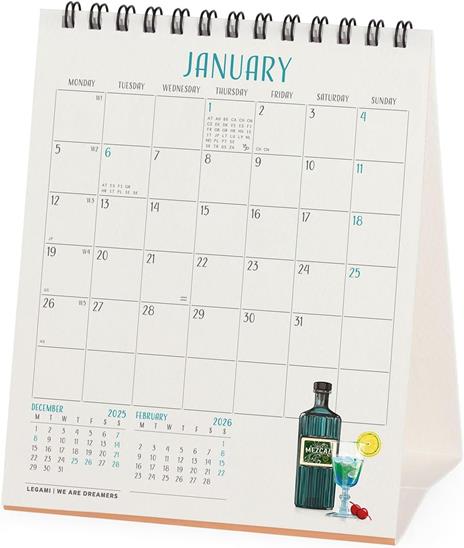 Calendario 2026 da Tavolo  - Cheers - 12 x 14,5 cm - 3