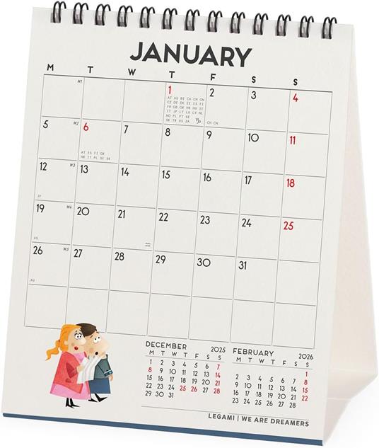 Calendario 2026 da Tavolo  - London - 12 x 14,5 cm - 3