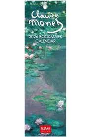Calendario 2026 segnalibro - Claude Monet - 5.5 x 18 cm