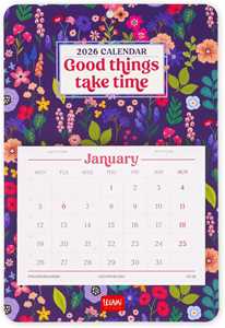 Cartoleria Calendario da parete 2026, 13 Mesi, Legami - Flowers Legami