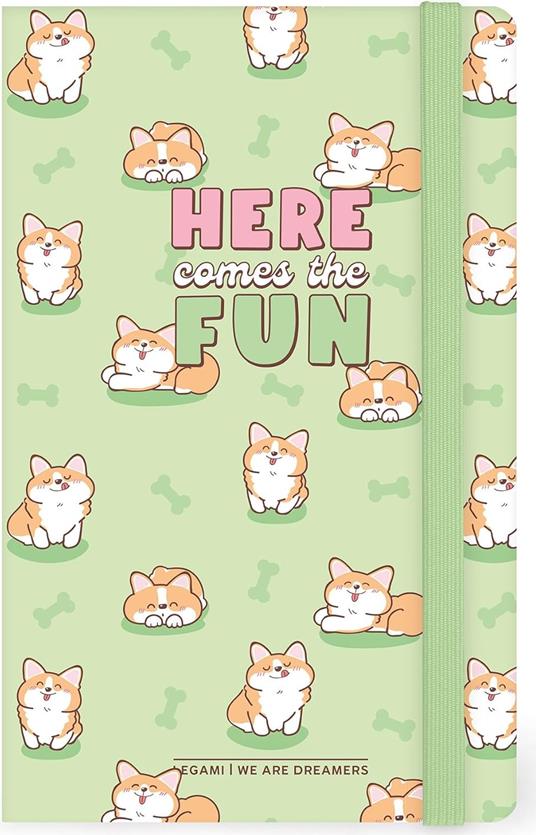 Quaderno a Righe - Photo Notebook - Medium - Corgi