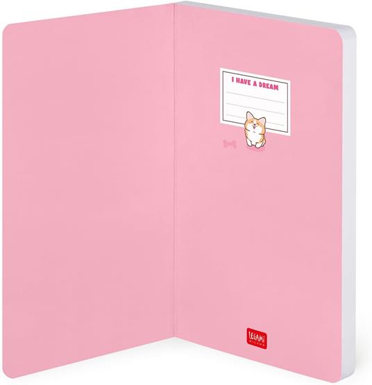 Quaderno a Righe - Photo Notebook - Medium - Corgi - 2