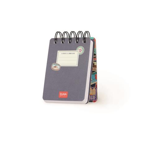 Blocco Spiralato a Righe - Spiral Notepad - Mini - Travel Stickers - 2