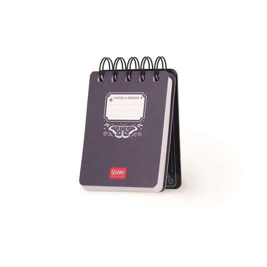 Blocco Spiralato a Righe - Spiral Notepad - Mini - Moth - 2