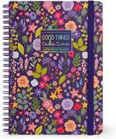 Cartoleria Blocco Spiralato a Righe - Spiral Notebook - Large - Flowers Legami