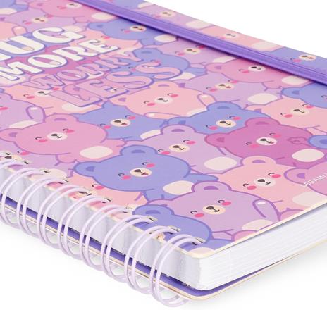Blocco Spiralato a Righe - Spiral Notebook - Large - Teddy Bear - 4