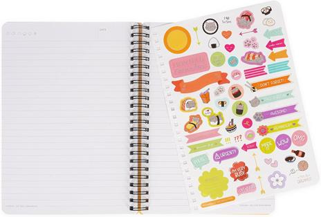 Blocco Spiralato a Righe - Spiral Notebook - Large - Sushi Cat - 5