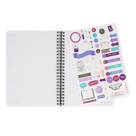 Blocco Spiralato a Righe - Spiral Notebook - Large - Moth - 5
