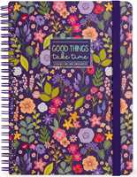 Cartoleria Blocco Spiralato a Righe - Spiral Notebook - Maxi - Flowers Legami