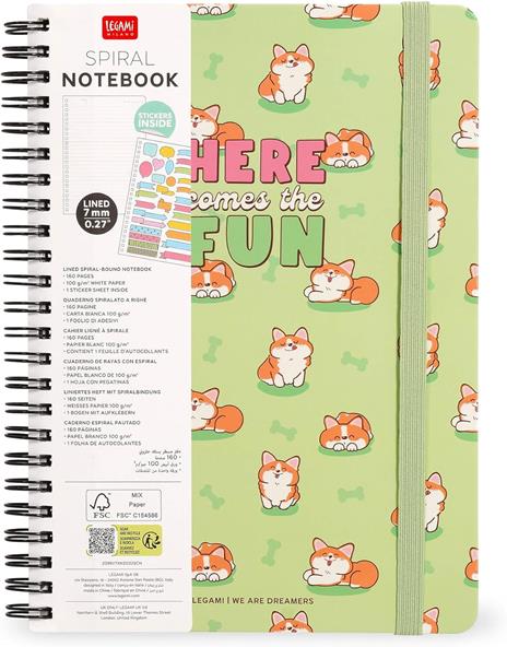 Blocco Spiralato a Righe - Spiral Notebook - Maxi - To Be Defined - 6