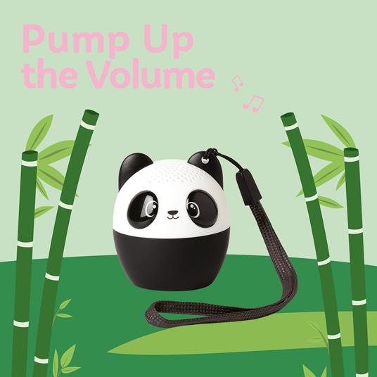 Pump Up The Volume - Mini Wireless Speaker - Panda - 2