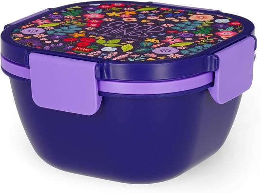 Contenitore Porta Pranzo 1700 ml - Flowers - Lunch Box