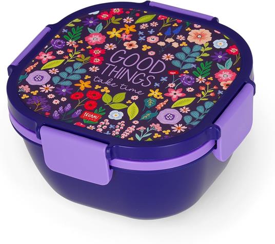 Contenitore Porta Pranzo 1700 ml - Flowers - Lunch Box - 2