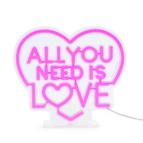 It'S A Sign - Neon-Effect Led Sign - All You Need Is Love - 2