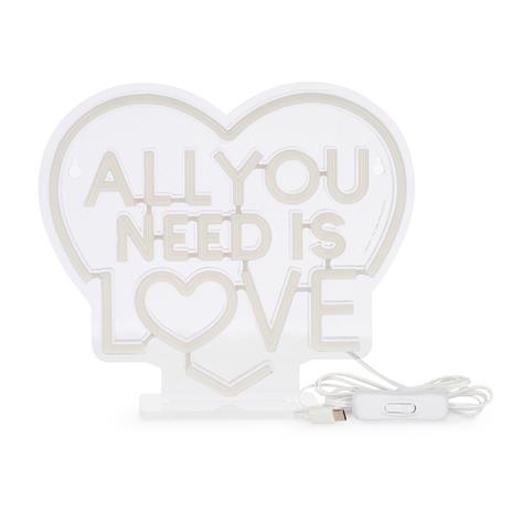It'S A Sign - Neon-Effect Led Sign - All You Need Is Love - 7