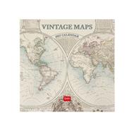 Calendario da parete Legami 2027 Vintage - Vintage Maps 30X29