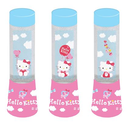 Hello Kitty: Lampada Glitter 4,5X4,5X15 Cm 3 Soggetti (Assortimento)