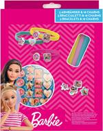Barbie: Joy Toy - 3 Braccialetti Di Plastica Con 18 Ciondoli