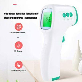 Rilevazione 1 Secondo MK- Nuovo Design Termometro Digitale Infrarossi con Allarme Temperatura Rilevatore Digitale Temperatura Corporea Funzionalità Multiple 4in1 