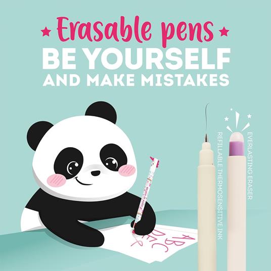Legami Penna Gel Cancellabile - Panda - 6