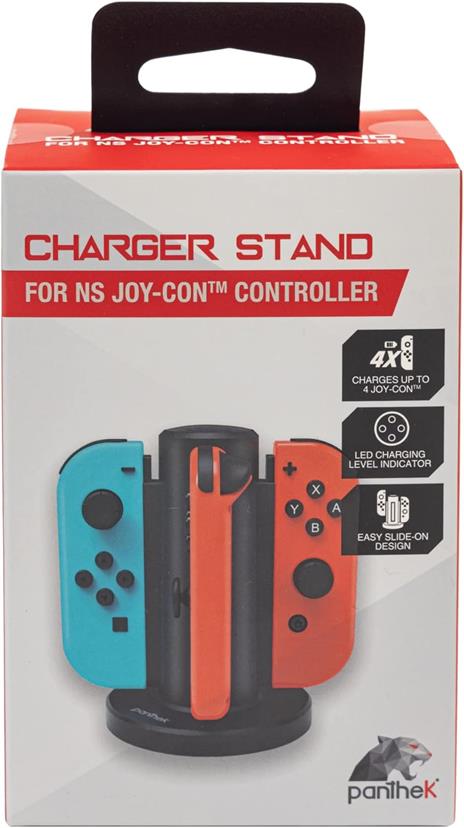 PANTHEK SWITCH Stand Ricarica 4 Joy-Con - 2