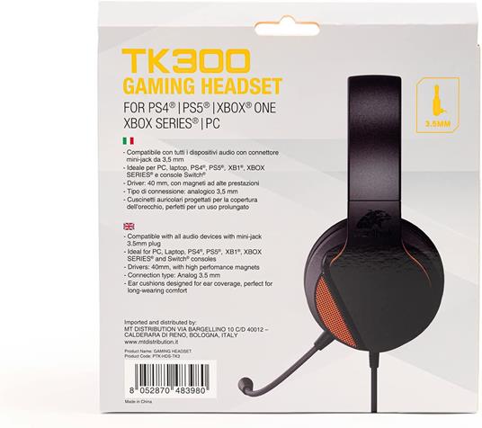 PANTHEK Cuffie Gaming Headset PS5/PS4/Xbox/Switch - 6