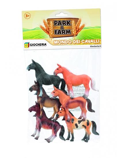 Park e Farm - Confezione il mondo dei cavalli con 6 pezzi
