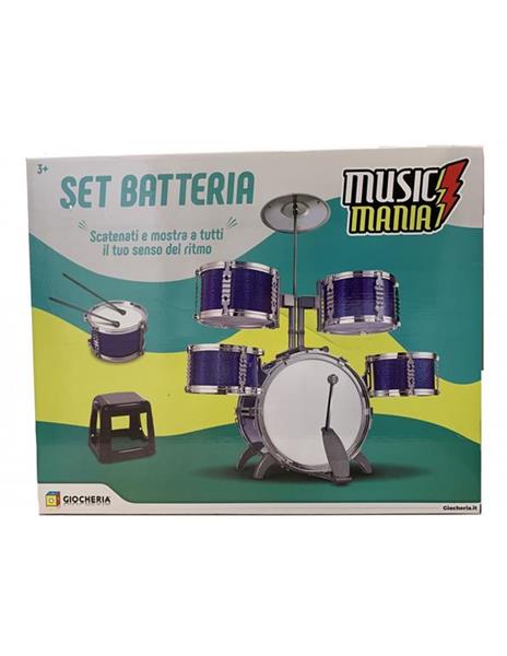 Music Mania Set batteria con sgabello