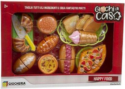 Giochi Di Casa Set Alimenti Happy Food Pizza-Gelato