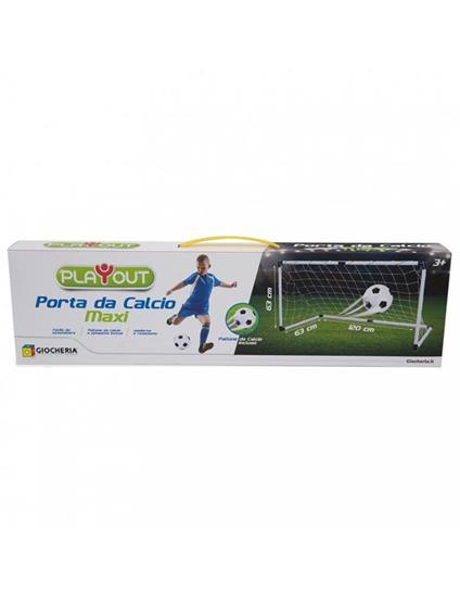 Play Out - Porta da calcio con pallone 120 x 63 x 63