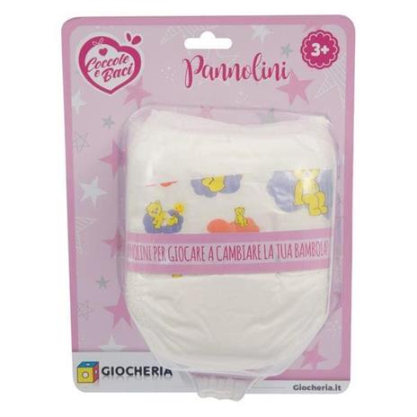 Coccole e baci-Set 5 pannolini - 2