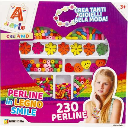 A di Arte Perline in Legno Smile