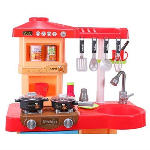 BAKAJI Cucina Giocattolo per Bambini con Fornello Funzionante Luci e Suoni Forno e Lavastoviglie Apribili Lavello e 30 Accessori My Little Chef Gioco Inclusi Dimensione 52 x 26 x 72 cm - 3