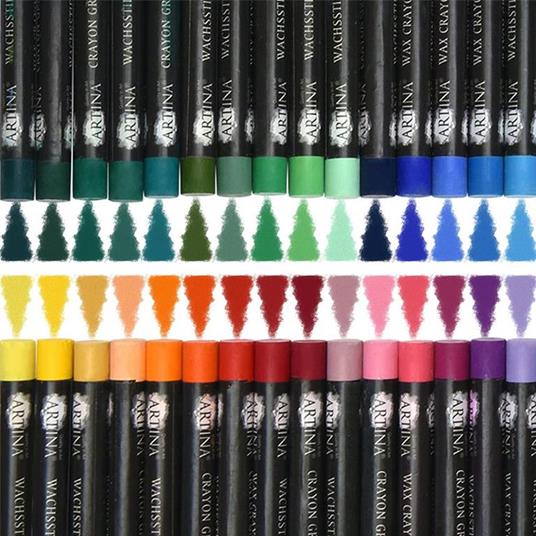 Katal Valigetta Colori per Bambini Grande Artista Crayon Valigetta Legno  100 Pz