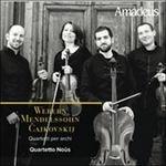 Quartetti - CD Audio di Pyotr Ilyich Tchaikovsky,Anton Webern,Felix Mendelssohn-Bartholdy