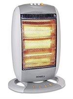 Howell RSA1214 Stufa Alogena Oscillante 1200 Watt, Bianco
